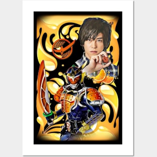 Kamen Rider Gaim Side-by-Side   (style #2) Posters and Art